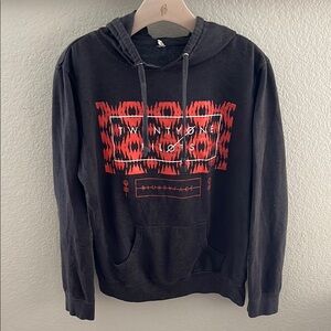 21 Pilots Black and Red Graphic Hoodie